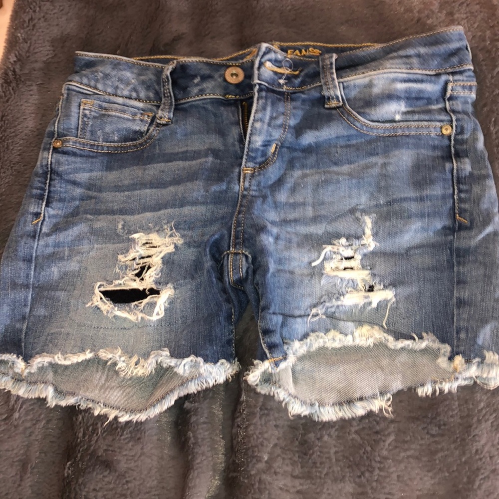 ripped shorts